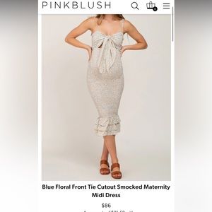Pinkblush maternity dress